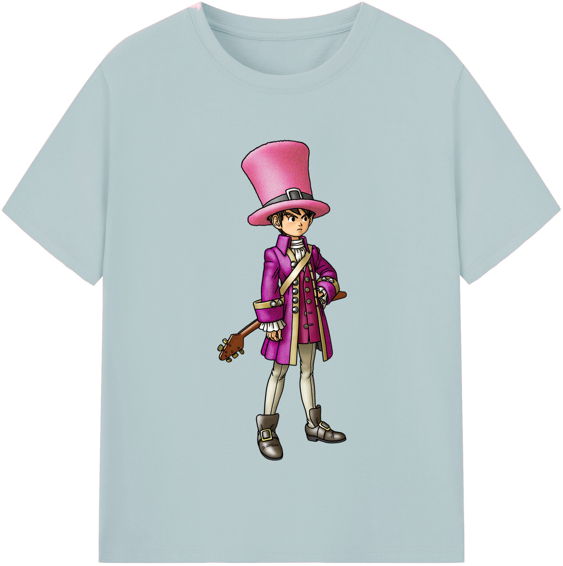 （画像用） ドラゴンクエスト Doragon Kuesuto Dragon Quest 綿100％半袖Tシャツ（フロントプリント）